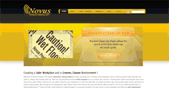 Desktop Screenshot of novussafetyproducts.com